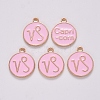 Alloy Enamel Pendants ENAM-S124-01B-09E-2