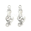 Tibetan Style Alloy Pendants FIND-B050-24AS-1