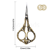 420 Stainless Steel Retro-style Sewing Scissors for Embroidery TOOL-WH0127-16AB-2