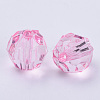 Transparent Acrylic Beads TACR-Q257-6mm-V03-3