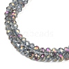 Electroplate Transparent Glass Beads Strands EGLA-A034-T4mm-G05-3