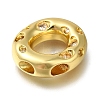 Brass with Cubic Zirconia Pendants KK-Q818-03O-G-2