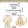 10 Sets Aluminium Alloy Cabinet Hardware FIND-GF0007-67G-2
