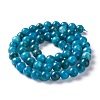 Natural White Jade Imitation Apatite Beads Strands G-I299-F10-6mm-2