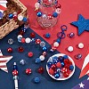 100Pcs Round Acrylic & ABS Plastic Imitation Pearl Beads OACR-GA0001-31-4