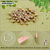 ARRICRAFT 60Pcs 2 Style Brass Beads KK-AR0002-54-4