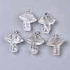 Natural Quartz Crystal Pendants G-R480-02C-1