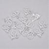 Clear Plastic Clip-on Earring Converter KY-P005-01-1