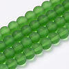 Transparent Glass Beads Strands GLAA-Q064-01-6mm-1