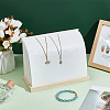 PU Imitation Leather Necklace Stands NDIS-WH0006-19A-4