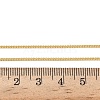 1.2MM Brass Curb Chain Necklaces for Women NJEW-K271-03G-5