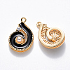 Brass Micro Pave Cubic Zirconia Pendants X-KK-T049-051G-02-NF-2