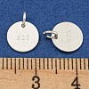 BENECREAT 6Pcs 925 Sterling Silver Charms STER-BC0001-64-3