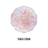 AB Color Plated 3D Nail Art Glass Mini Ball Beads MRMJ-T063-339B-2