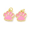 Rack Plating Brass Enamel Charms KK-C008-17G-02-2