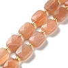 Natural Sunstone Beads Strands G-H061-A02-01-1