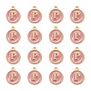 Golden Plated Alloy Enamel Charms ENAM-S118-07P-2