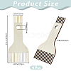 4Pcs Plywood Wooden Yarn Comb TOOL-CY0001-04-2