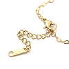 304 Stainless Steel Heart Link Chain Bracelet for Women BJEW-B064-07G-4