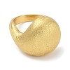 Rack Plating Brass Cuff Finger Rings for Women RJEW-C114-13K-G-2