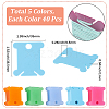 200Pcs 5 Colors PVC Plastic Thread Winding Boards TOOL-SC0001-82-2