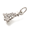 Rack Plating Brass Micro Pave Cubic Zirconia Charms KK-H508-30P-2