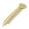 Brass Rhinestone Cabochons KK-I715-12G-01-2