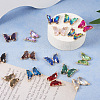  16Pcs 16 Colors Glass Pendants GLAA-TA0001-49-4