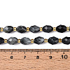 Natural Eagle Eye Stone Beads Strands G-N342-35-8x6-03-5
