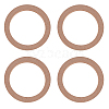 MDF Wooden Spacer Ring for Car Speaker AJEW-WH0304-15-1