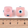 Resin Evil Eye European Beads RESI-A021-20-3