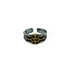 Retro Brass Cuff Open Rings for Men WG9D0D0-02-2