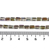 Electroplate Glass Beads Strands GLAA-Q101-02A-HP03-4