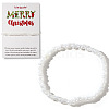 Christmas Theme Glass Seed Beads Stretch Bracelets QO0041-1-1