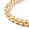 Eco-Friendly Dyed Glass Pearl Round Beads Strands HY-A002-4mm-RB072-6