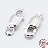 925 Sterling Silver Lobster Claw Clasps STER-K167-075D-S-3