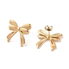 304 Stainless Steel Stud Earrings EJEW-S227-30G-08-2