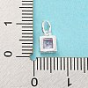 925 Sterling Silver Birthstone Charms STER-G035-01A-04-3