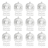 Unicraftale 14Pcs 201 Stainless Steel Pendants STAS-UN0036-50-1