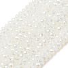 Crystal Glass Rondelle Beads Strands EGLA-F049C-01-3