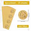 Self Adhesive Gold Foil Embossed Stickers DIY-WH0575-019-2