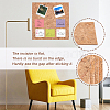 BENECREAT Cork Self-adhesive Wall Decorate DIY-BC0004-86-5