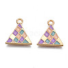 Alloy Enamel Pendants ENAM-Q446-005B-RS-2