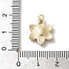 Flower Alloy Enamel Pendants ENAM-A007-06KCG-06-3