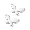 201 Stainless Steel Charms STAS-H436-55S-4