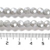 Electroplate Opaque Glass Beads Strands LS-EGLA-A035-P6mm-A22-4