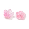 Dyed & Heated Glass Bead Caps GLAA-C042-01I-2