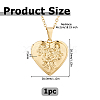 304 Stainless Steel Heart Locket Pendant Necklaces for Photo NJEW-WH0020-97D-2