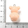 10Pcs Opaque Resin Pendants RESI-H160-01P-02-3