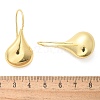 Teardrop Brass Dangle Earrings EJEW-B132-07G-5